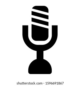 microphone icon isolated sign symbol vector illustration - high quality black style vector icons
