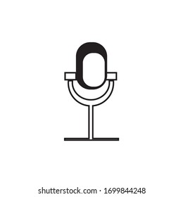 microphone icon isolated sign symbol vector illustration - high quality black style vector icons