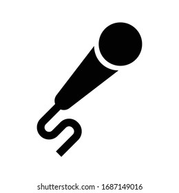 microphone icon isolated vector illustration