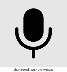 microphone icon isolated vector illustration