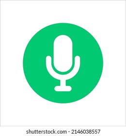 microphone icon isolated vector illustration