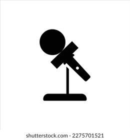 icono de micrófono con vektor aislado y fondo transparente.