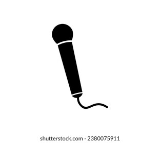 Microphone icon. Karaoke mic. Podcast microphone. web and mobile icon vector design and illustration.



