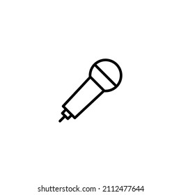 Microphone icon. karaoke sign and symbol