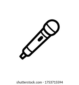 microphone icon line art design