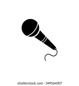 Microphone Icon. Live Music.