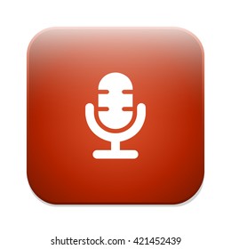 Microphone icon. Live music.