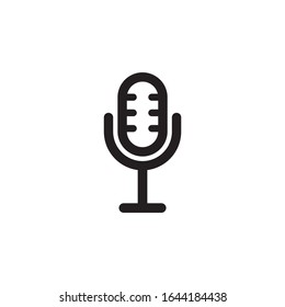 Icono de micrófono diseño vectorial ilustración