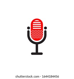 Icono de micrófono diseño vectorial ilustración