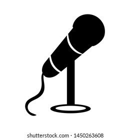 microphone icon. Logo element illustration. microphone design. colored collection. microphone concept. Can be used in web and mobile