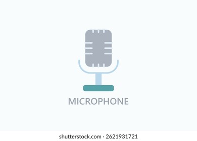 Microphone Icon Or Logo Isolated Illustration
