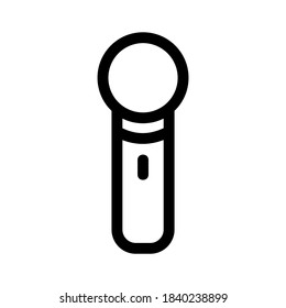 microphone icon or logo isolated sign symbol vector illustration - high quality black style vector icons
