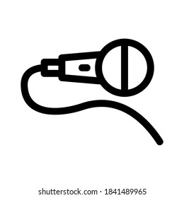 microphone icon or logo isolated sign symbol vector illustration - high quality black style vector icons
