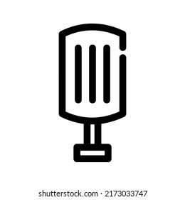 icono de micrófono o logotipo símbolo de signo aislado ilustración vectorial - iconos vectoriales de estilo negro de alta calidad
