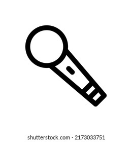 microphone icon or logo isolated sign symbol vector illustration - high quality black style vector icons
