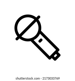 microphone icon or logo isolated sign symbol vector illustration - high quality black style vector icons
