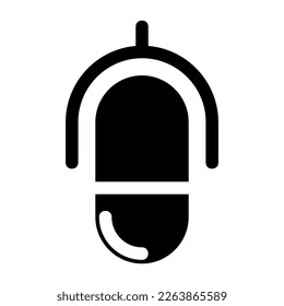 icono de micrófono o logotipo símbolo de signo aislado ilustración vectorial - iconos vectoriales de estilo negro de alta calidad