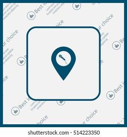 microphone icon map pin