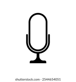 Microphone icon. Mic icon. Flat design style eps 10