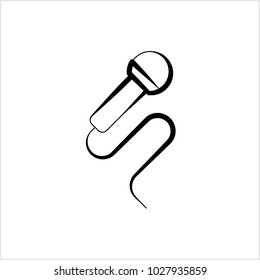 Microphone Icon, Mic Icon Vector Art Illustration