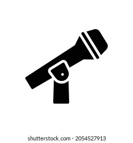 icono de micrófono, ilustración del vector de icono