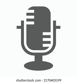 microphone icon, mic vector, mike illustration