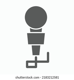 microphone icon, mic vector, mike illustration