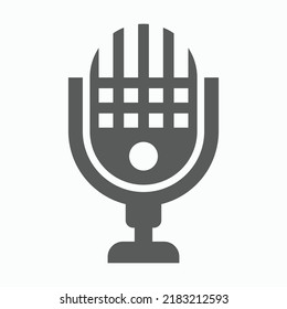 microphone icon, mic vector, mike illustration