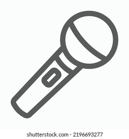 microphone icon, mic vector, mike illustration