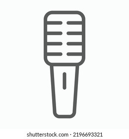 icono de micrófono, vector de micrófono, ilustración de micrófono