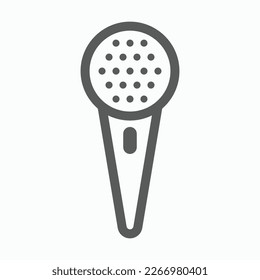 microphone icon, mic vector, mike illustration
