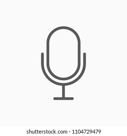 microphone icon, mike vector