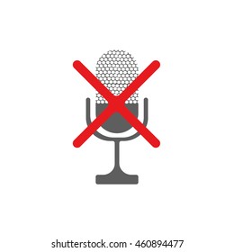 microphone icon. mute
