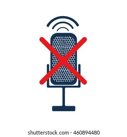 microphone icon. mute