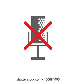 microphone icon. mute