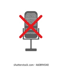 microphone icon. mute