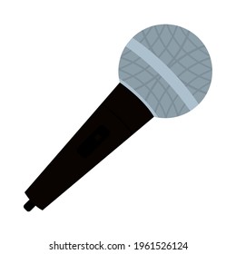 microphone icon on white background