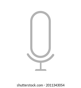 microphone icon on a white background, vector illustration