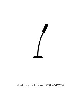 Microphone icon on white background. Perfect use for web, pattern, design, icon, ui, ux, etc.