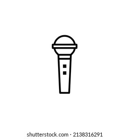 icono de micrófono en fondo blanco
