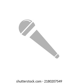 microphone icon on a white background, vector illustration