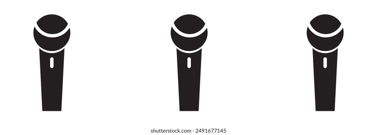 microphone icon on a white background