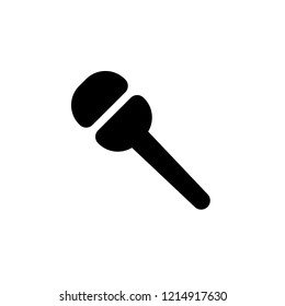 microphone icon. One of simple collection icons for websites, web design, mobile app