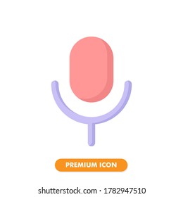 microphone icon pack isolated on white background. for your web site design, logo, app, UI. Vector graphics illustration and editable stroke. EPS 10.