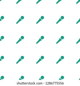 microphone icon pattern seamless white background. Editable filled microphone icon. microphone icon pattern for web and mobile.