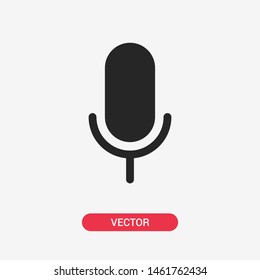 Microphone icon. Podcast. Microphone symbol. Vector