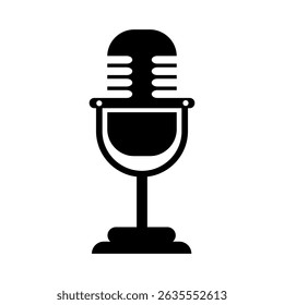 microphone icon for podcast vector