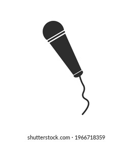    Icono de micrófono. Icono de podcast
  Ilustración vectorial