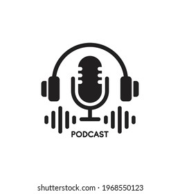 Microphone icon , podcast icon, Voice vector icon, recording icon, Vector illustration.