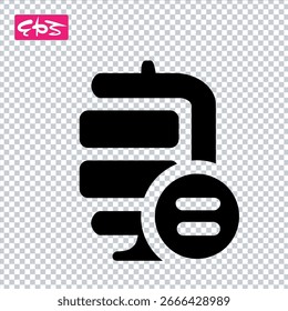 Icono del micrófono, ícono del micrófono, ícono de grabación, archivo de ilustración del ícono del Vector del formato EPS